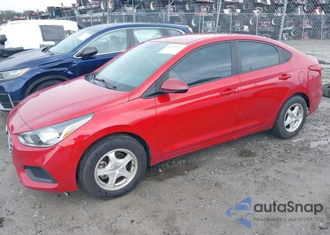 2022 Hyundai Accent Se из США, поврежденный, VIN 3KPC24A64NE163394